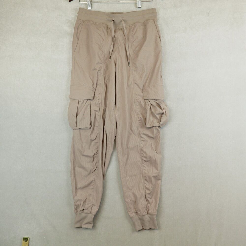Lululemon Dance Studio Cargo Jogger Relaxed Fit Mid Rise Taupe Size Small